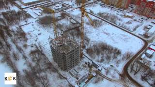 улица Наумова на видео в Иванове: Строящийся жилой комплекс по адресу г. Иваново, ул. Наумова, д. 5 (автор: Холдинг КСК)