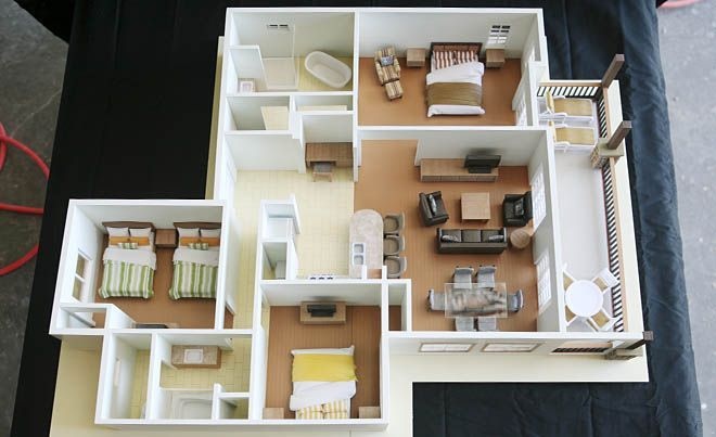 Дивная планировка трехкомнатной квартиры