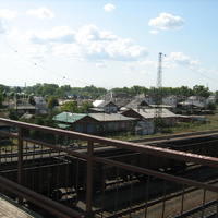 Вид с моста на южную часть Приютово
