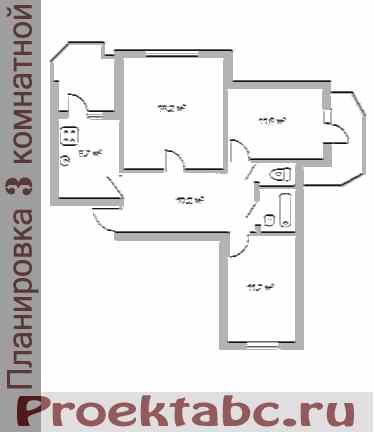 кагульская планировка трехкомнатной квартиры
