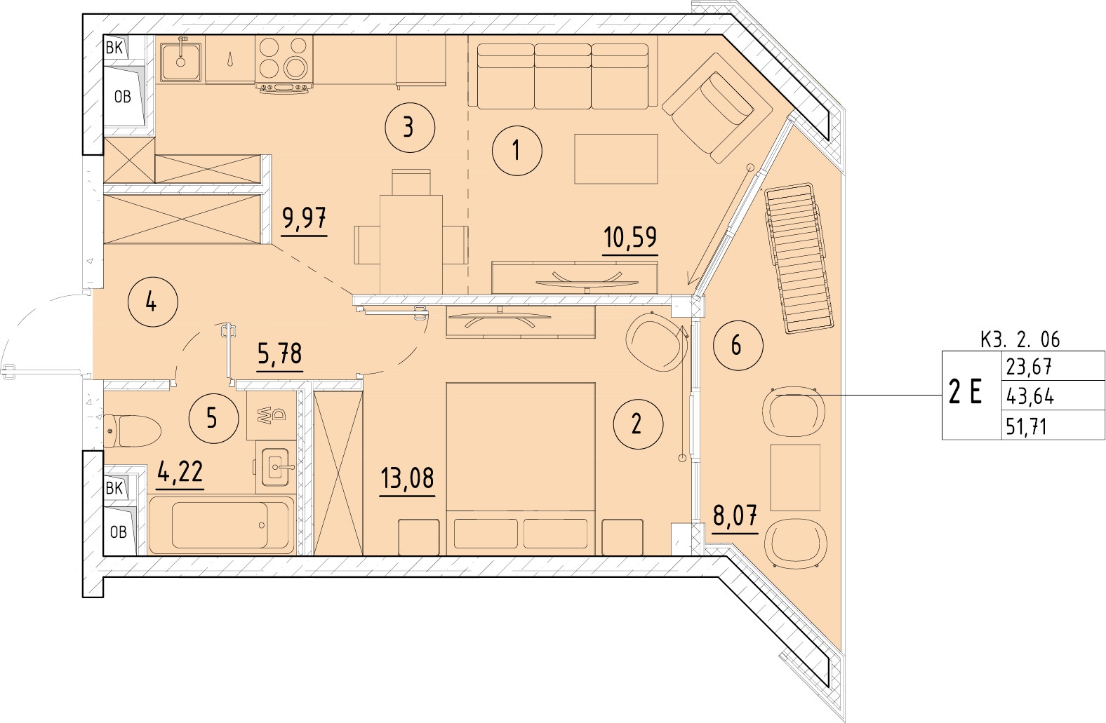 1-комнатная квартира (Студия) в ЖК Изумрудные Холмы на 10 этаже в 1 секции. Сдача в 2 кв. 2019 г.