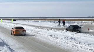 Автогонки на льду Марьяновка 2018