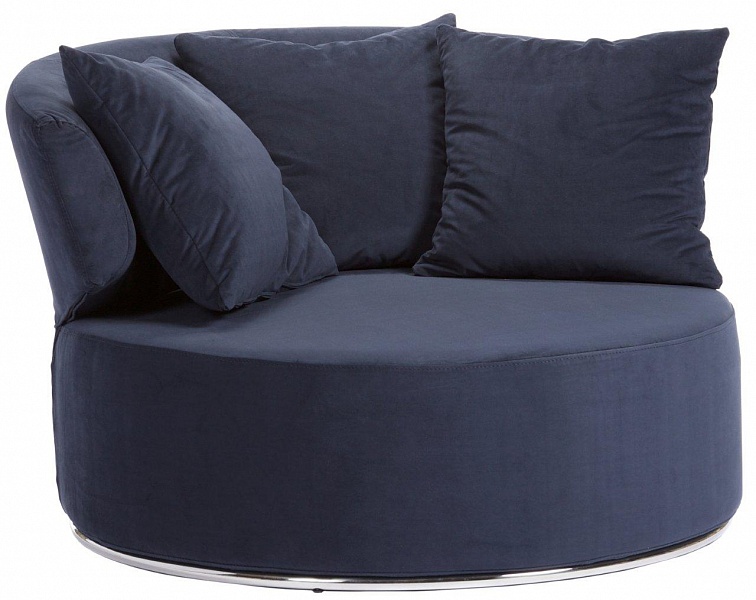 Синяя мягкая мебель